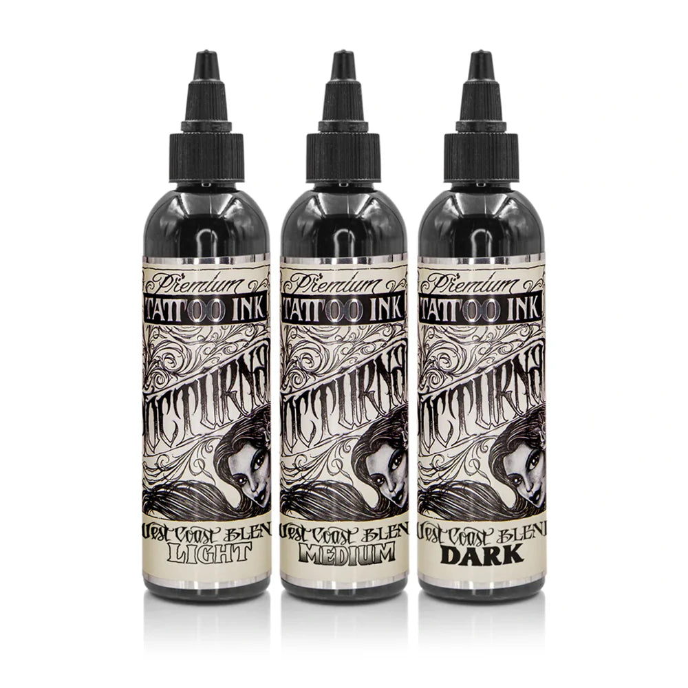 Nocturnal ink grey wash west coast blend